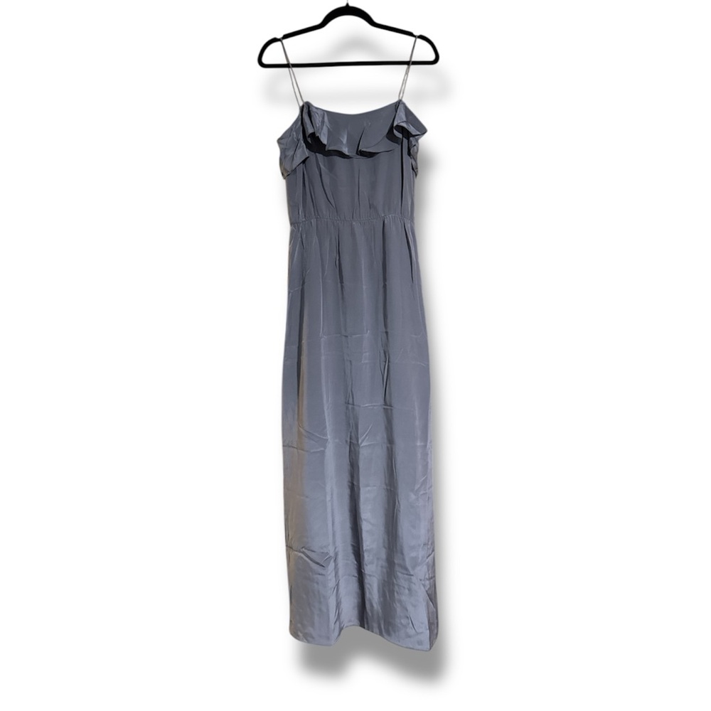 Simple Silhouette Charcoal Midi Dress